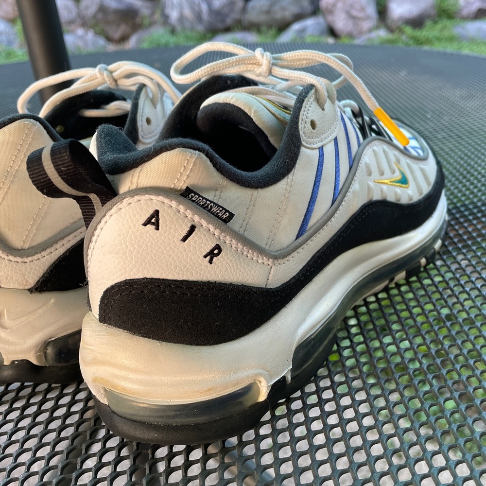 Nike Air Max 98 White Teal Nebula University Gold - Picture 4 of 9